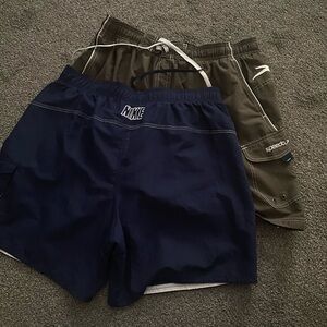 Nike xl bundle speedo swim board shorts vintage